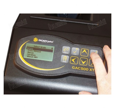 Medidor de humedad, temperatura y peso específico de judías y productos similares GAC 500 XT