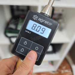Analizado Agreto HFM II para la determinación rápida de la humedad y la temperatura de pacas de heno y paja.
