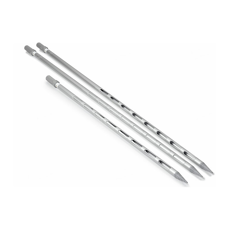 Sonda tomamuestras de aluminio 38mm de diámetro exterior y con 8 aberturas en espiral