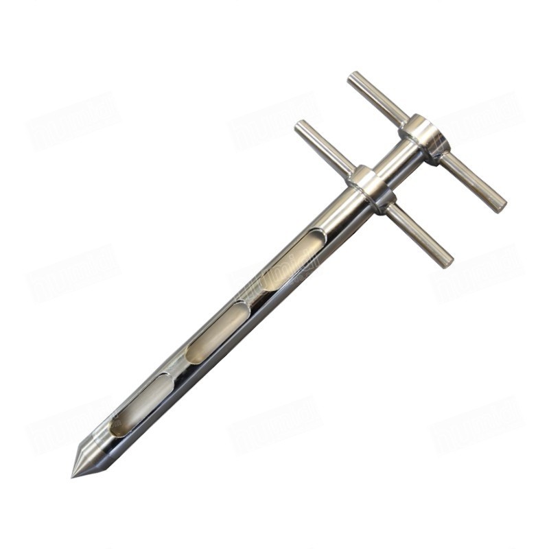 Sonda BLK de 300 mm con empuñadura en forma de "T" para tomar muestras en secciones de polvos y granos de hasta 6 mm Sonda BLK de 300 mm con empuñadura en forma de "T" para tomar muestras en secciones de polvos y granos de hasta 6 mm