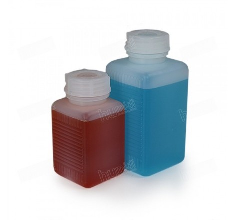 Botellas de 250 y 500 ml para almacenar muestras recogidas con la sonda tomamuestras BLK con adaptador