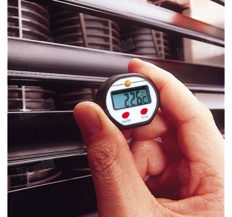 Mini termómetro de penetración con sonda de medición de 133 mm