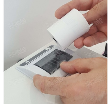 Papel térmico para la impresora del equipo NIR Mininfra Scan-T Plus de Infracont de 57 mm de altura y 44 mm de diámetro